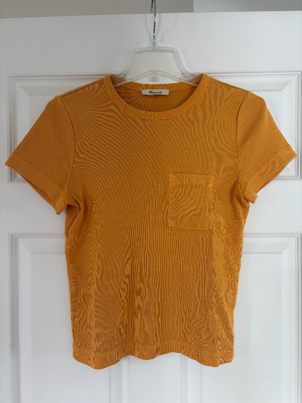 Madewell yellow t-shirt sz M